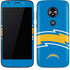 NFL Los Angeles Chargers Large Logo Moto E5 Play Skin